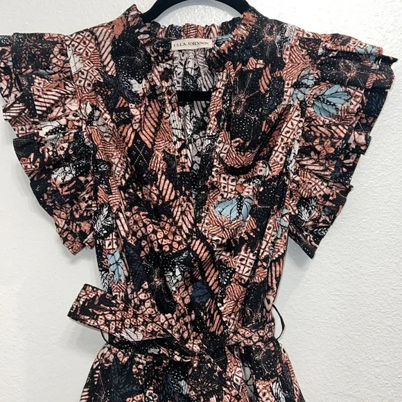 Ulla Johnson Honoria Batik Poplin Dress - Picture 3 of 10